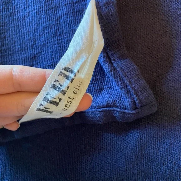 West Elm Blue FEED Apron - Picture 4 of 5